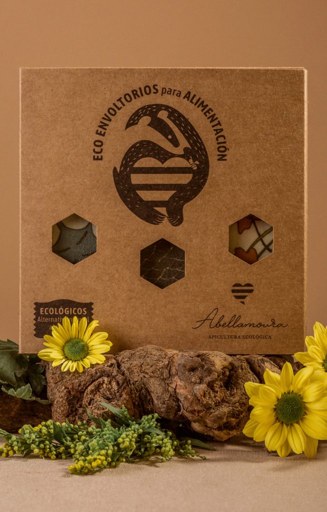 Diseño de packaging para abellamoura.